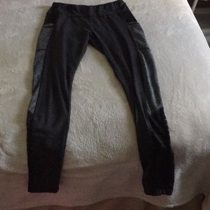 Black and grey leggings